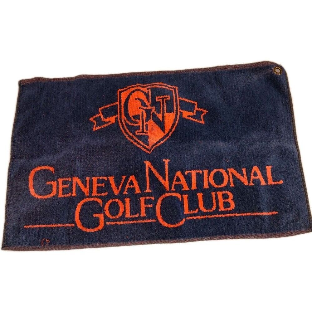 Vintage Geneva National Golf Club Towel - Sir Christopher Hatton - Made in...
